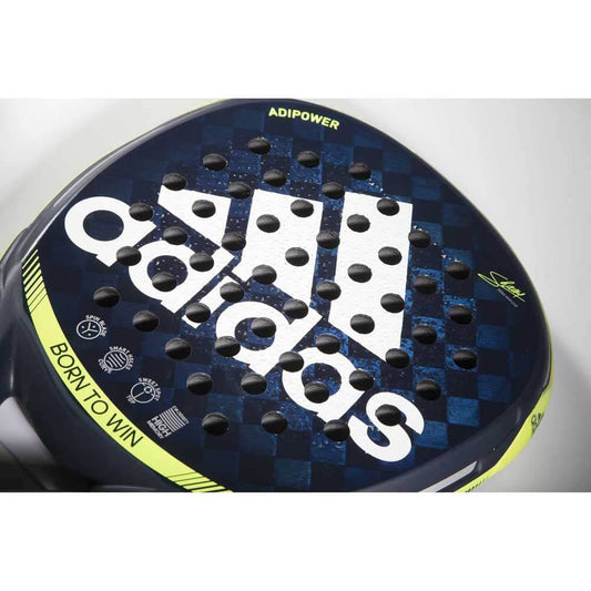 Adidas, Adipower 3.1, Racchetta Da Padel, Blu/Giallo Fluo, U, Unisex Adulti