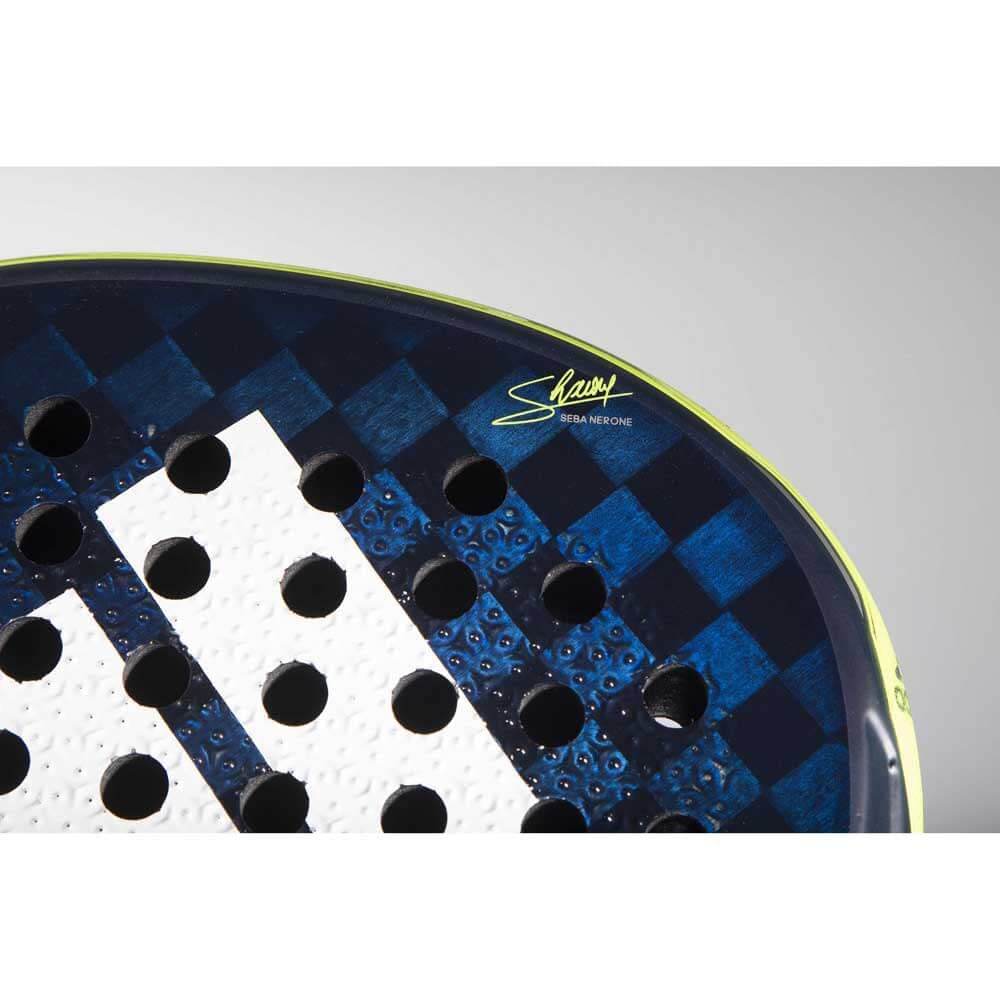 Adidas, Adipower 3.1, Racchetta Da Padel, Blu/Giallo Fluo, U, Unisex Adulti
