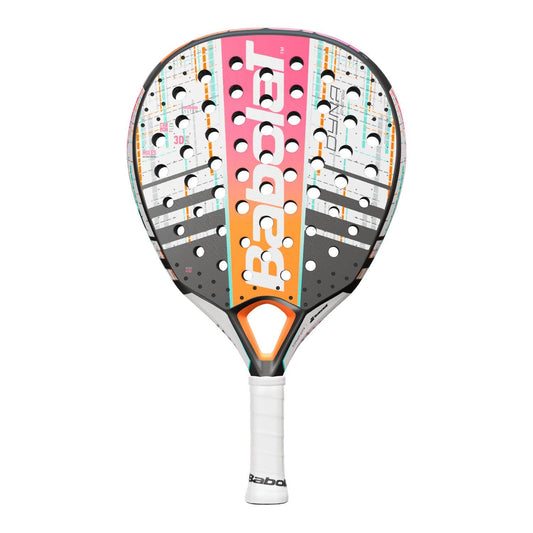 Babolat Dyna Energy Incordata: No G Racchette Da Padel Racchette Da Padel Bianco - Rosa