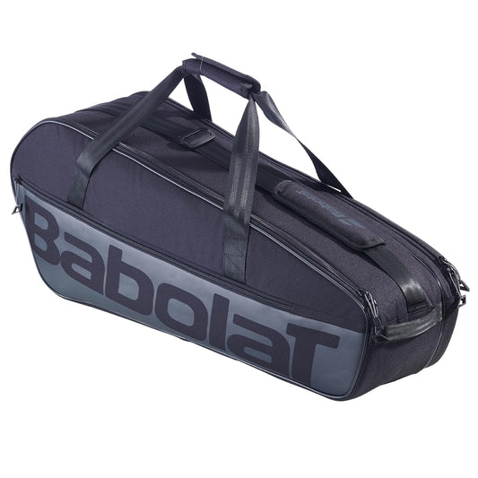 Babolat Unisex Adult M Borsa Sportiva Modello Cross Court 40 Litri Nero 2 Scomparti Principali Scomparti Accessori Zaino Zaino Ultra Antistrappo e Impermeabile per 6 racchette 40 litri